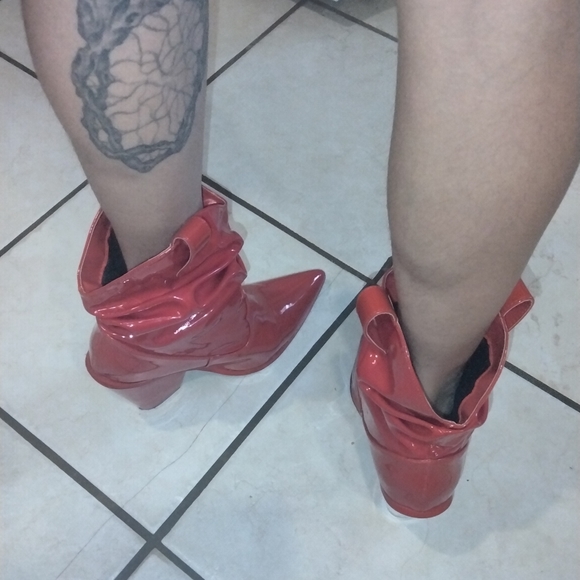 Hot Cape Robbin Valentine red cowboy cowgirl boots - Picture 6 of 6